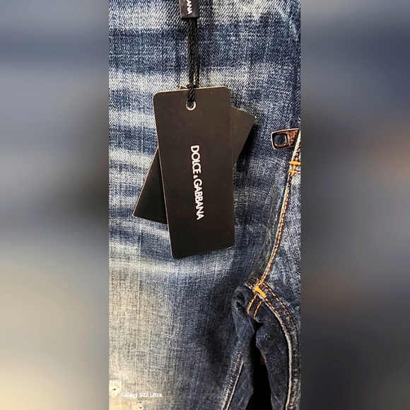 NWT Dolce & Gabbana Denim Jeans with Bling design 💥 - Picture 7 of 9